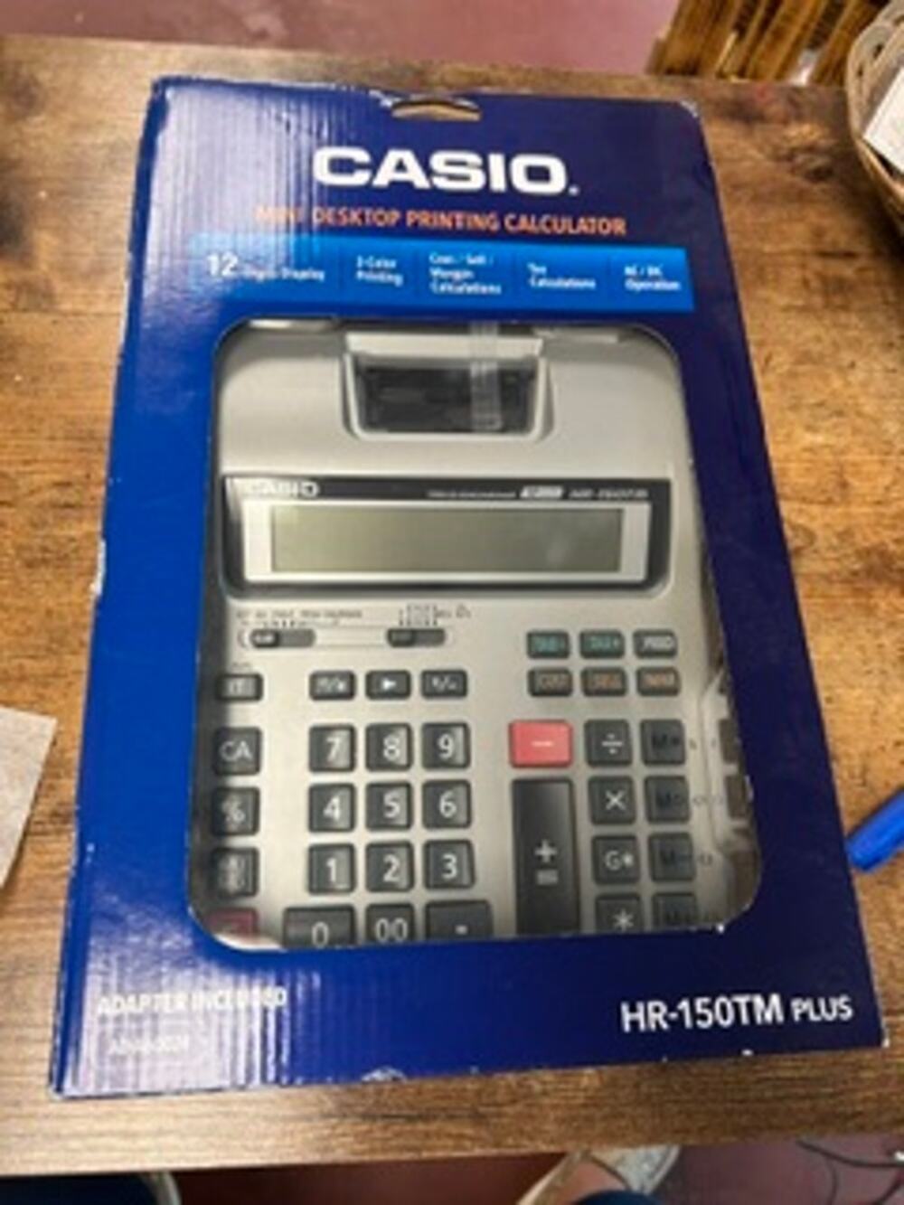 Casio HR-150TM Plus Mini Desktop Printing Calculator - New in Box